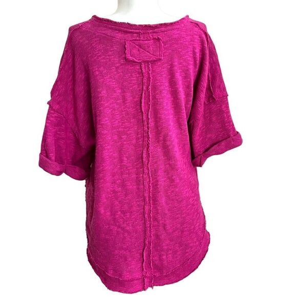 Free People North Star T Shirt XS hot pink - Picture 9 of 15